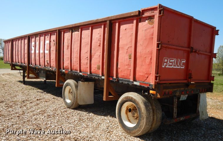 image for item DE5632 2000 Transcraft TL2000W2 scrap trailer