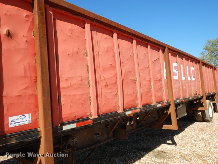 image for item DE5632 2000 Transcraft TL2000W2 scrap trailer