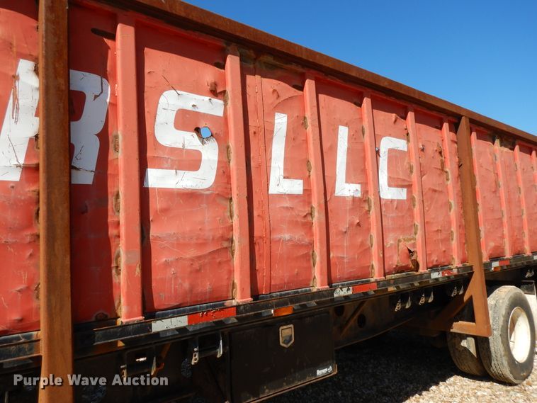 image for item DE5632 2000 Transcraft TL2000W2 scrap trailer