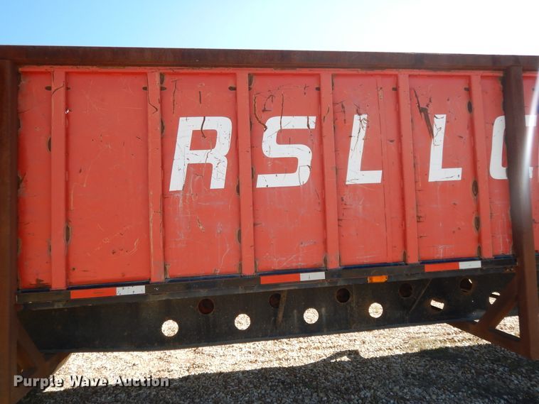 image for item DE5632 2000 Transcraft TL2000W2 scrap trailer