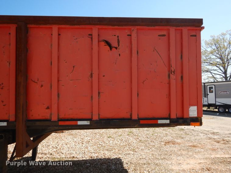image for item DE5632 2000 Transcraft TL2000W2 scrap trailer