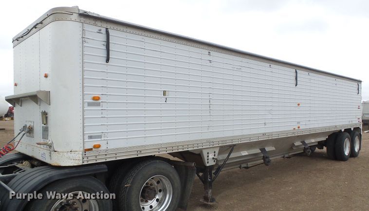 image for item DG0195 1985 Timpte double hopper bottom grain trailer