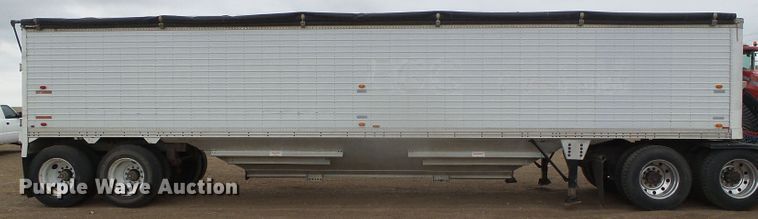 image for item DG0195 1985 Timpte double hopper bottom grain trailer