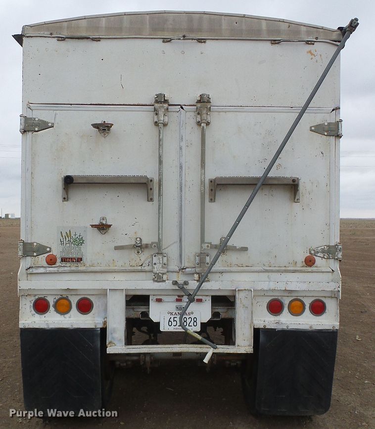 image for item DG0195 1985 Timpte double hopper bottom grain trailer