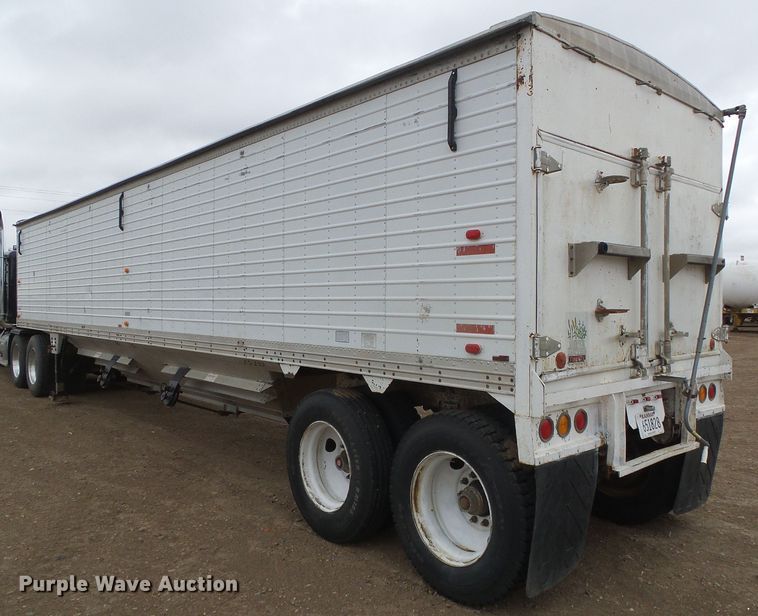 image for item DG0195 1985 Timpte double hopper bottom grain trailer