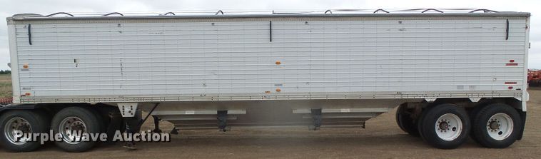 image for item DG0195 1985 Timpte double hopper bottom grain trailer