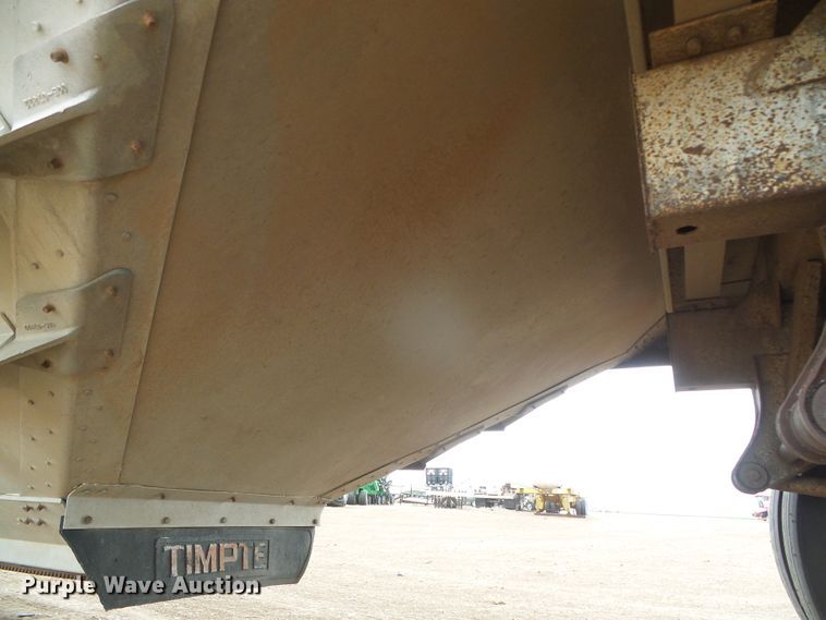 image for item DG0195 1985 Timpte double hopper bottom grain trailer