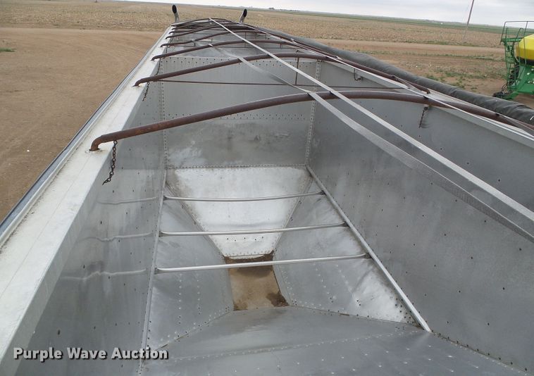 image for item DG0195 1985 Timpte double hopper bottom grain trailer