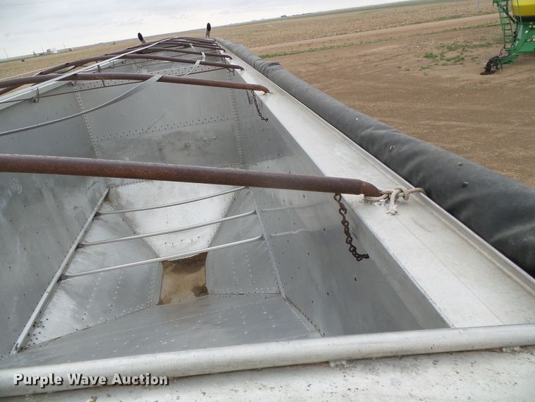 image for item DG0195 1985 Timpte double hopper bottom grain trailer