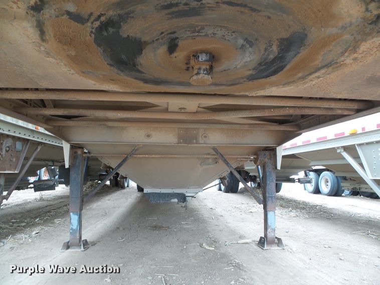 image for item DG0195 1985 Timpte double hopper bottom grain trailer