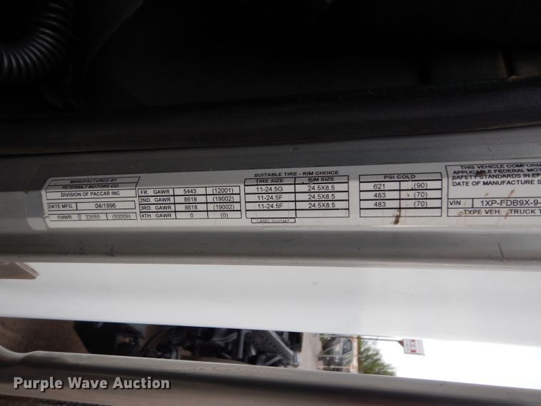 image for item DH2385 1997 Peterbilt 378 semi truck