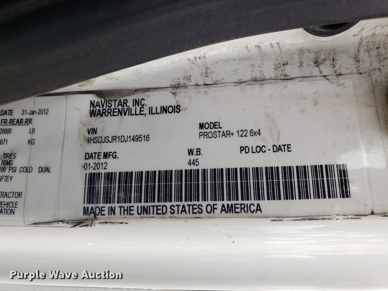 image for item DH5795 2013 International ProStar semi truck