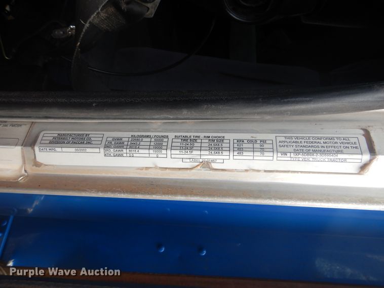 image for item GF9200 2003 Peterbilt 379 semi truck