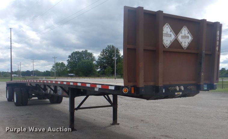 image for item GF9201 2015 Fontaine HAVSF12WSA flatbed trailer