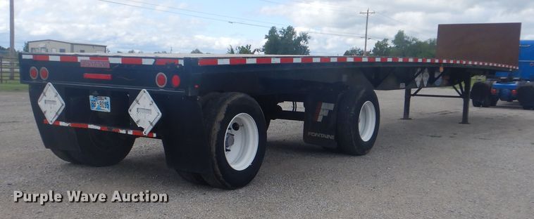 image for item GF9201 2015 Fontaine HAVSF12WSA flatbed trailer