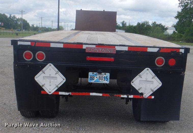 image for item GF9201 2015 Fontaine HAVSF12WSA flatbed trailer