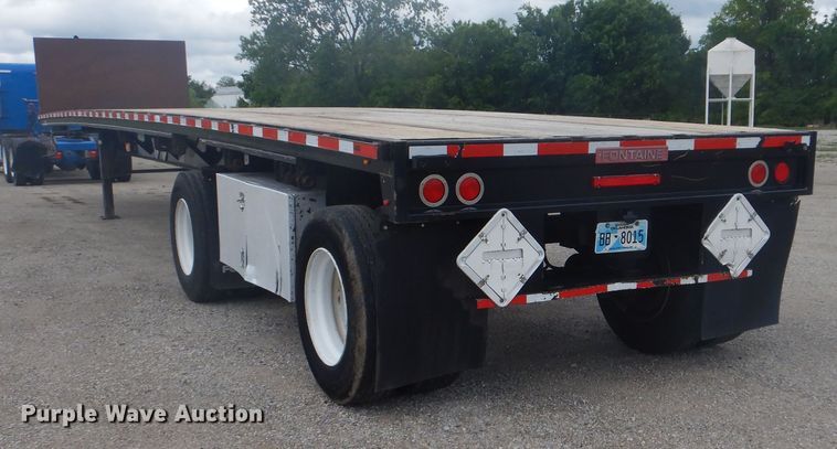 image for item GF9201 2015 Fontaine HAVSF12WSA flatbed trailer