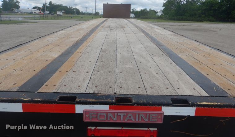 image for item GF9201 2015 Fontaine HAVSF12WSA flatbed trailer