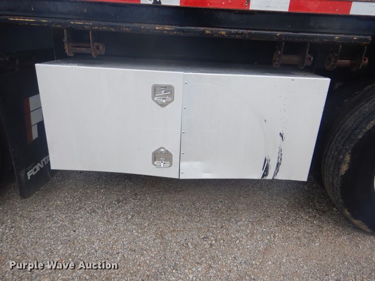 image for item GF9201 2015 Fontaine HAVSF12WSA flatbed trailer