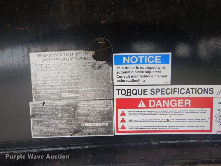 image for item GF9201 2015 Fontaine HAVSF12WSA flatbed trailer