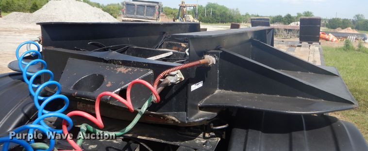 image for item GN9252 1974 Sloan lowboy equipment trailer