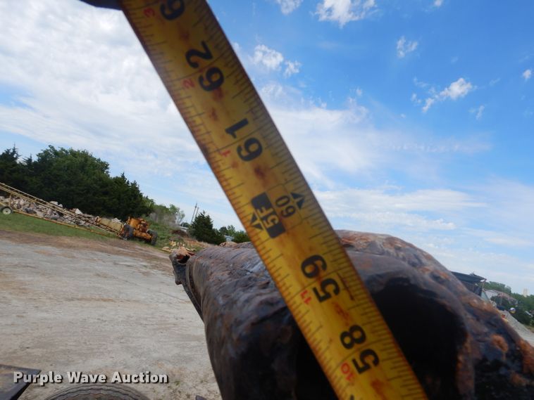 image for item GN9252 1974 Sloan lowboy equipment trailer