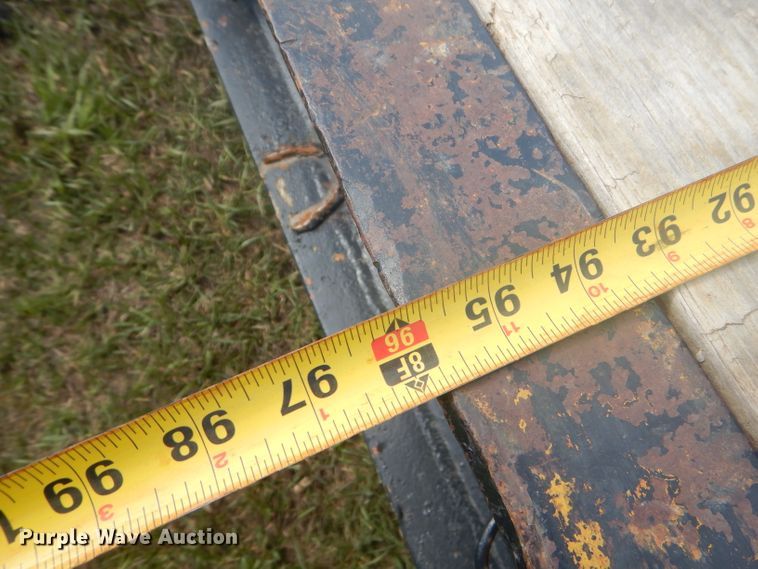 image for item GN9252 1974 Sloan lowboy equipment trailer