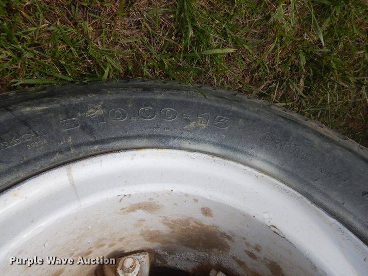 image for item GN9252 1974 Sloan lowboy equipment trailer