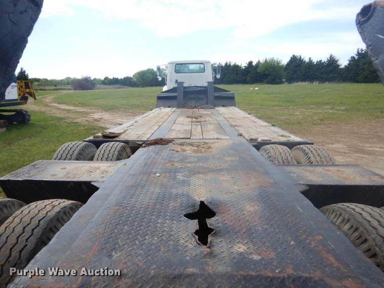 image for item GN9252 1974 Sloan lowboy equipment trailer