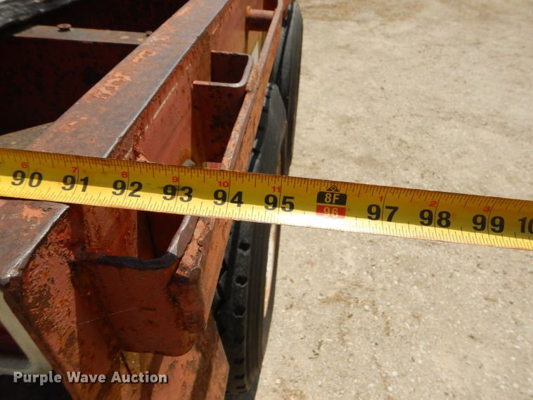 image for item GN9303 1978 Pullman flatbed trailer