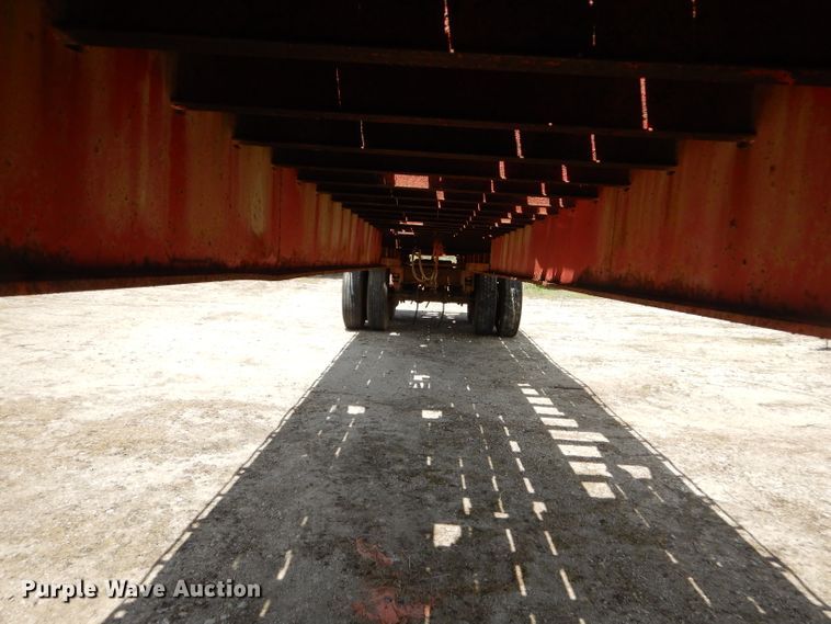 image for item GN9303 1978 Pullman flatbed trailer