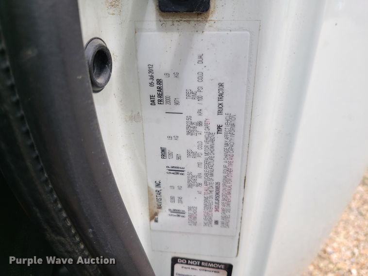 image for item K5852 2013 International ProStar  semi truck