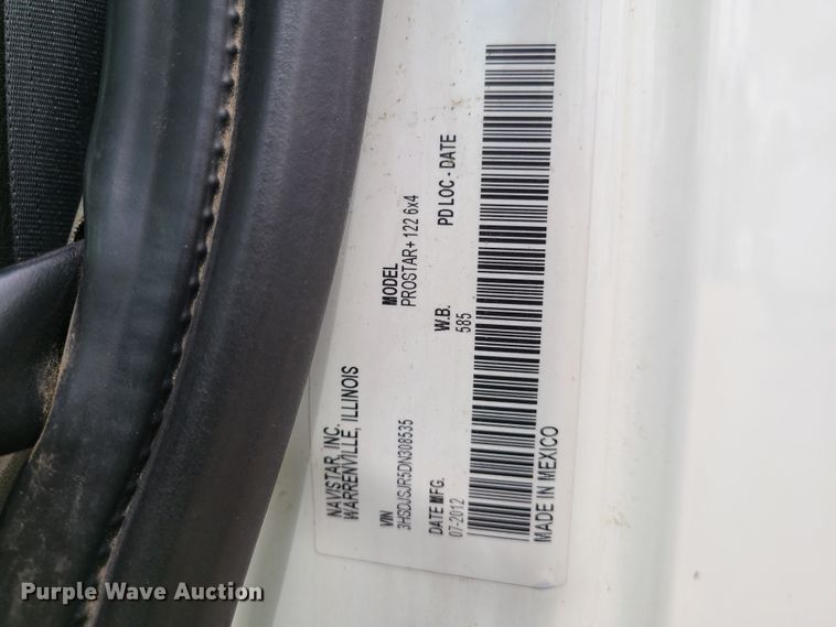 image for item K5852 2013 International ProStar  semi truck