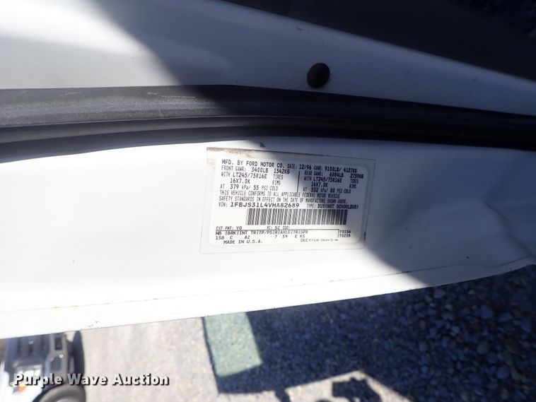 image for item DC3290 1997 Ford Club Wagon  van