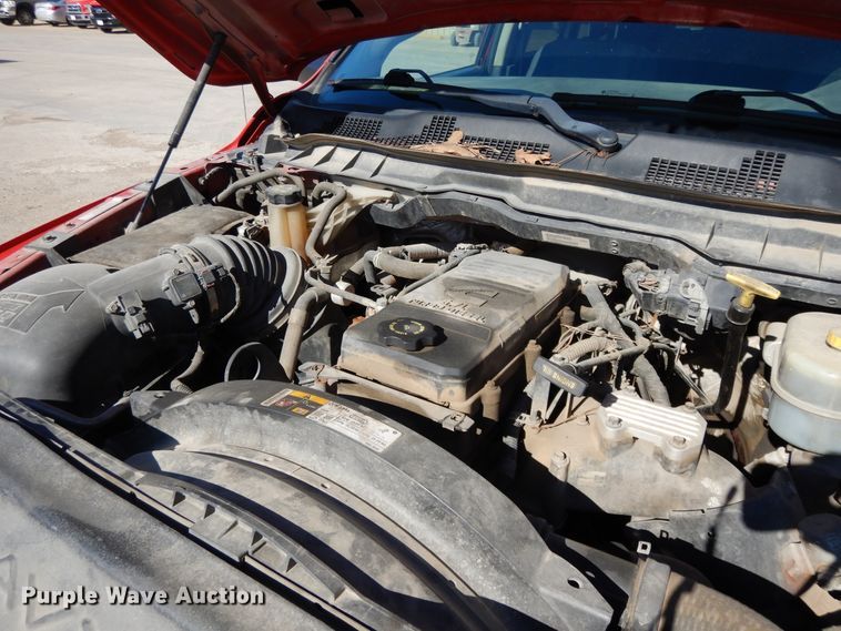 image for item DE5651 2014 Dodge Ram 3500HD  Crew Cab utility bed pickup truck