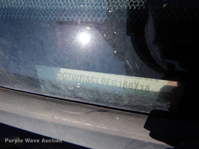 image for item DE5651 2014 Dodge Ram 3500HD  Crew Cab utility bed pickup truck