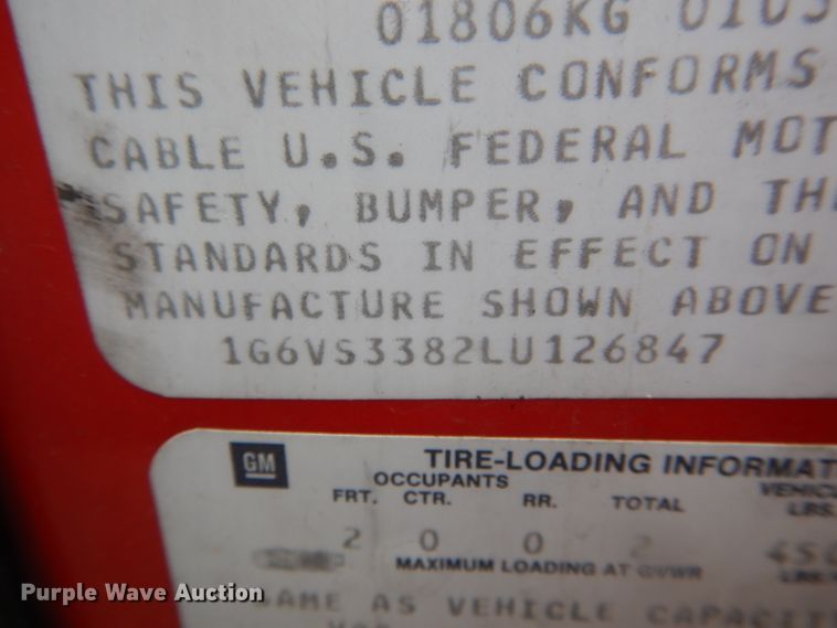 image for item DF3129 1990 Cadillac Allante  convertible