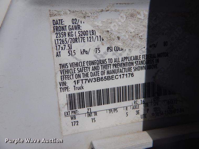 image for item DF3148 2011 Ford F350 Super Duty XL  Crew Cab pickup truck