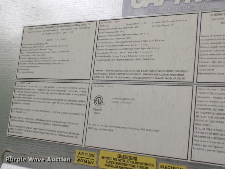 image for item DG2584 York air conditioner