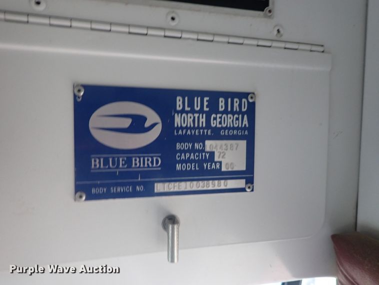 image for item DG3199 2000 Blue Bird TC2000 school bus