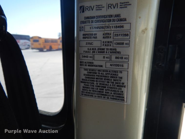 image for item DG5969 2002 Thomas Built Saf-T-Liner MVP ER school bus