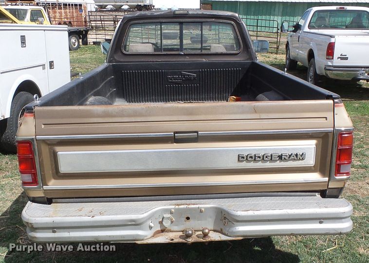 image for item DH4887 1990 Dodge D150  pickup truck