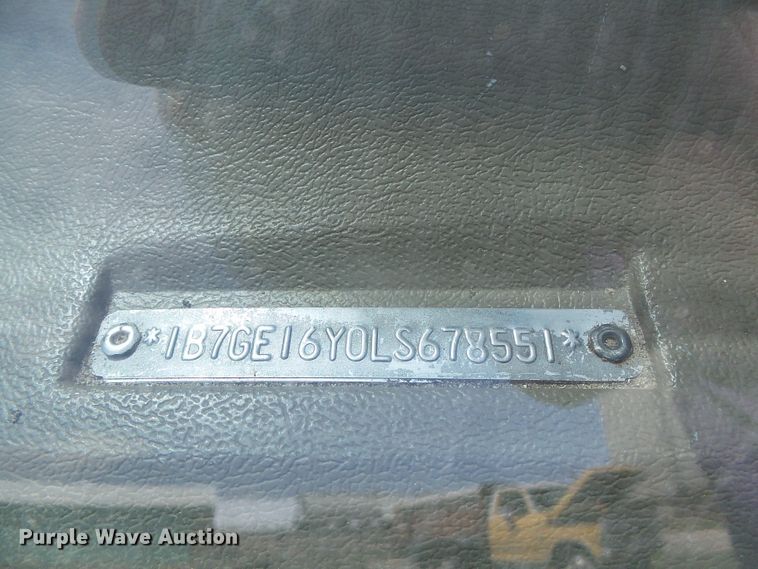 image for item DH4887 1990 Dodge D150  pickup truck