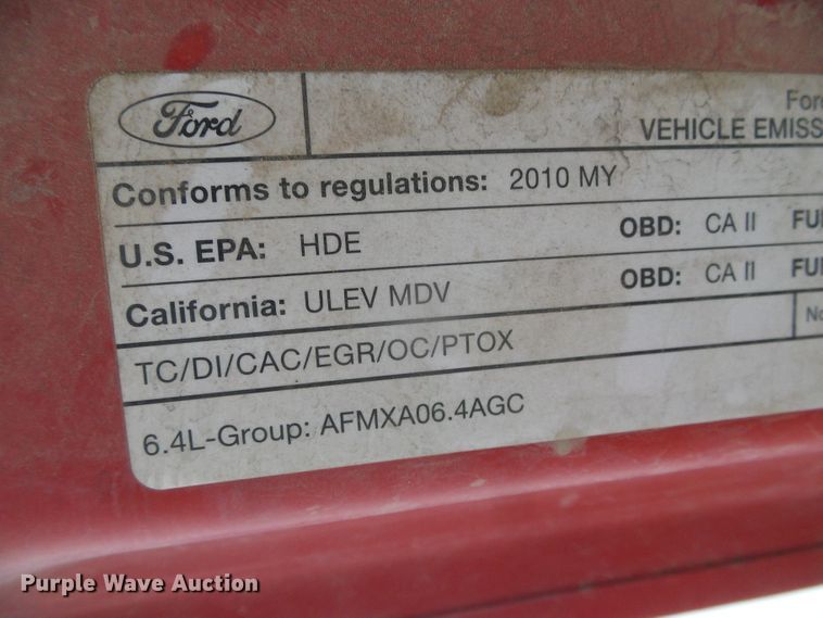 image for item DH4920 2010 Ford F250 Super Duty XL  Crew Cab pickup truck