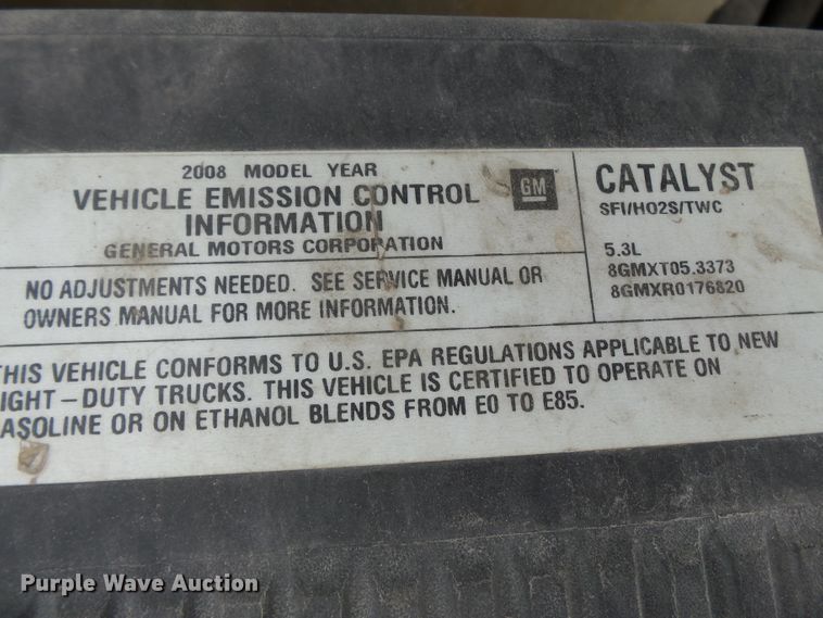 image for item DH7961 2008 Chevrolet Silverado 1500  Ext. Cab pickup truck