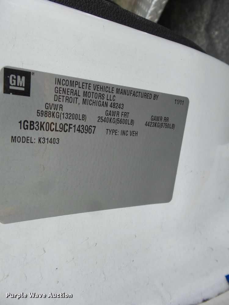 image for item DH7962 2012 Chevrolet Silverado 3500HD  ambulance