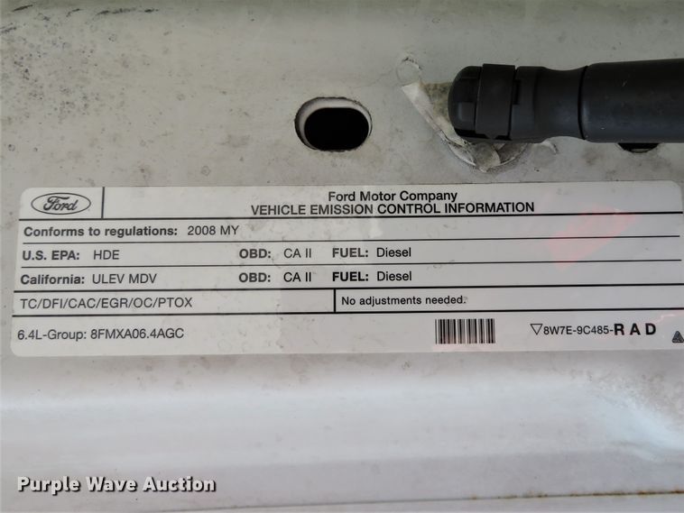 image for item DI2155 2008 Ford F250 Super Duty XL  SuperCab pickup truck