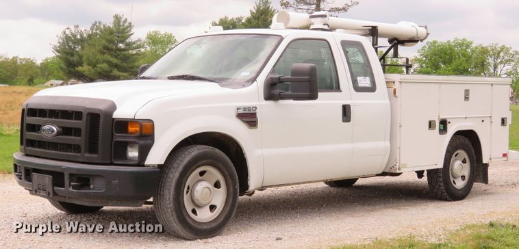 image for item DI2200 2009 Ford F350 Super Duty XL  SuperCab utility bed pickup truck