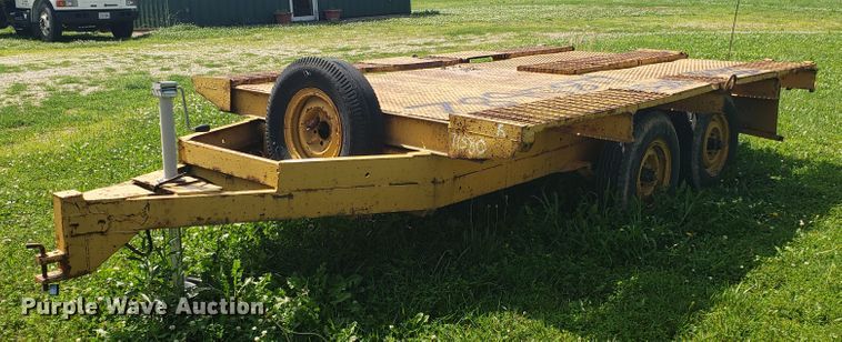 image for item EU9852 2019 shop built utility trailer