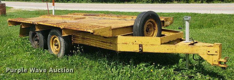 image for item EU9852 2019 shop built utility trailer
